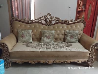 5 Seat Sofa Set - Elegant design - Jumbo Size - Molty Foam