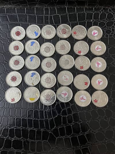 USA Canada Colourful and Designed Comimortave coins for sell