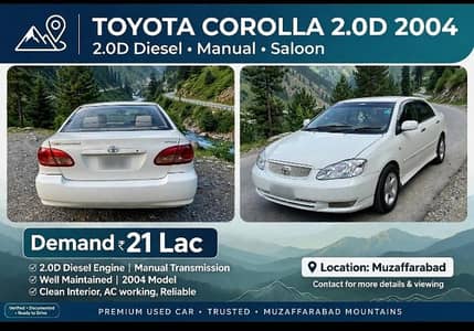 Toyota Corolla 2 od saloon 2004