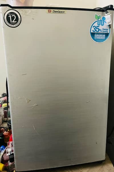 9101SDR Black & Silver Single Door Refrigerator Used 10/10