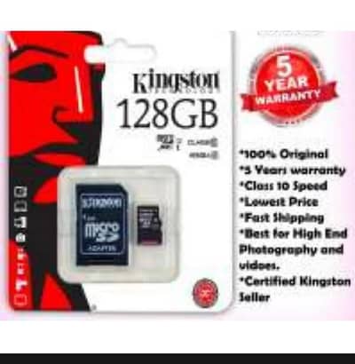 Kingston Memory card (128 GB)