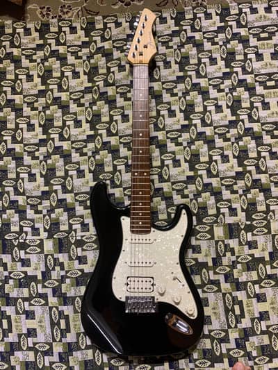 electric guitar with Amp