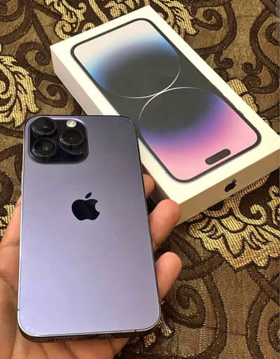 Apple iPhone 14 Pro Max full box 10 by 10 conditions sale