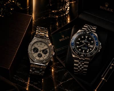 Bagolee and Rolex GMT semi-auto Watches
