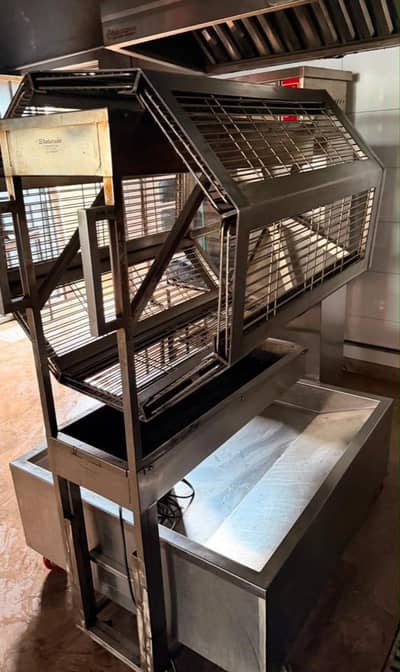 Chicken Rotatory Octa Grill Machine