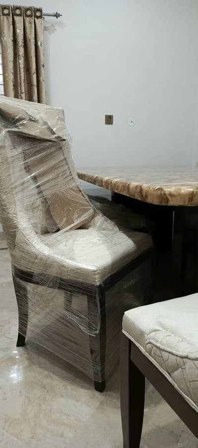 Dining table with 8 chairs