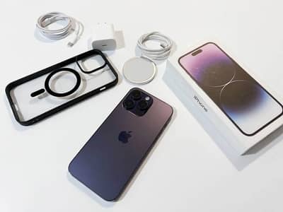 Apple iPhone 14 Pro Max full box 10 by 10 conditions sale
