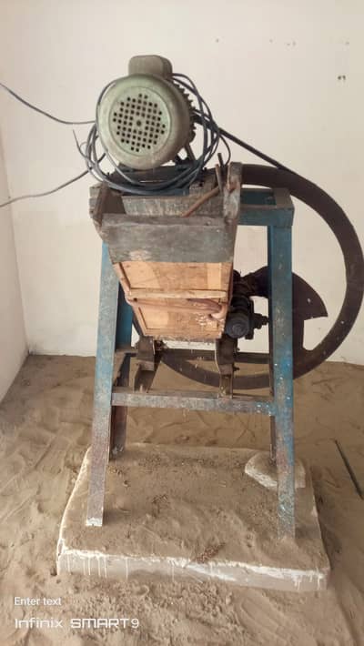 Toka machine 2002 model with 3hp motor -chakwal