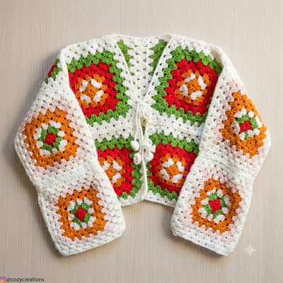Hand Made Crochet Jacket Available
