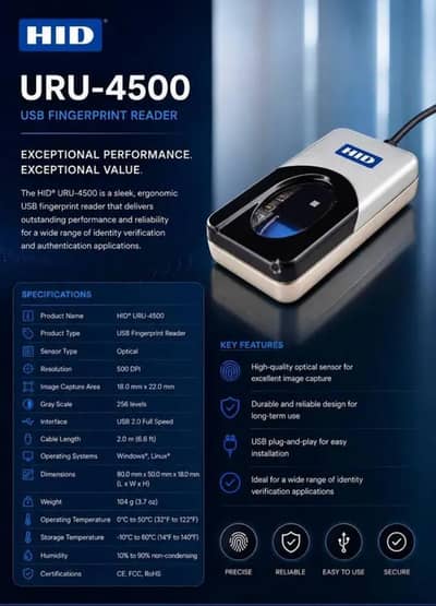 Bio matric device Digital persona