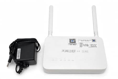 Tianyi Gateway 3.0 2.4G.  Fiber Router. Dual Ante +Adapter Sarghodha