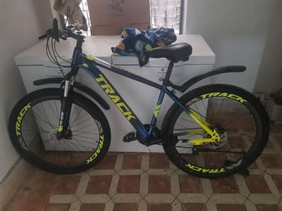 Track MTB Cycle 29" Large Size (Yellow & Blue) With Dual Disc Brakes