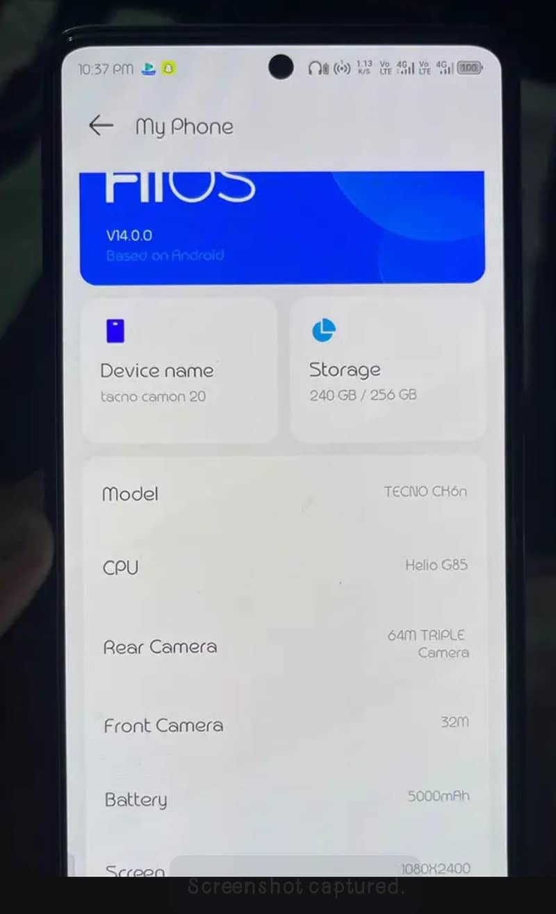 Tecno CAMON 20 1