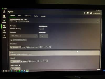 Sell 19" wide rectangle LED monitor - 75 Hz Perfect for Gaming.