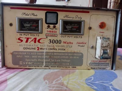 Stac stabilizer 3000 watts