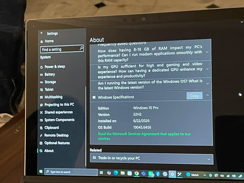 Microsoft Surface Pro 5 7