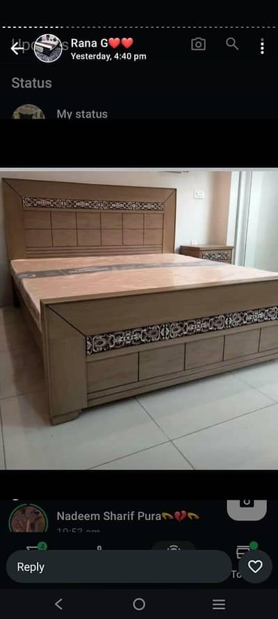 Bed Set | Wooden Bed | BedRoom Set | branded Bed Set | King size Bed