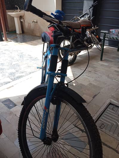 Trigon Blue Bicycle in Good Condition – Ready to Ride