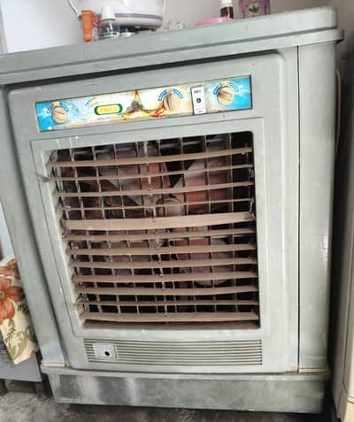 Asia company Air cooler in used condition. PLASTIC BODY