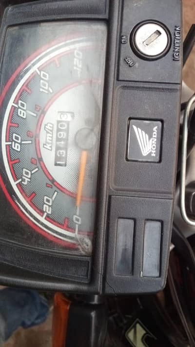 130,000 Honda 70cc black 0309-9525523 urgent sale