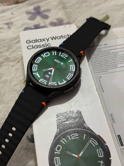 Samsung Galaxy Watch 6 Classic 47mm With Complete Box