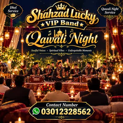 Qawali Night/Live Concert/Fuji pipe band baja/Sufi Dance Entry/Dancers