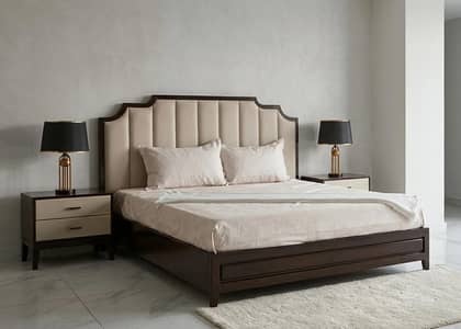 bed set king bed with 2 side tables only 03007718509