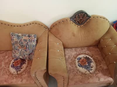 less used sofa and table for sale