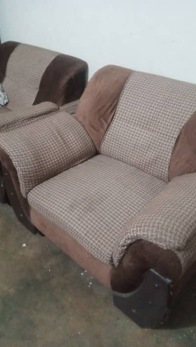 7 seater used old sofa set
