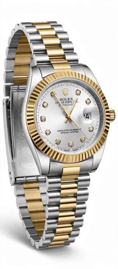 Rolex Datejust Two-Tone Gold & Silver – Diamond Dial – Luxury Classic