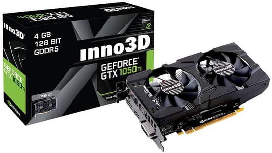 INNO3D GTX 1050 Ti 4GB Dual Fan Graphics Card | 1050Ti