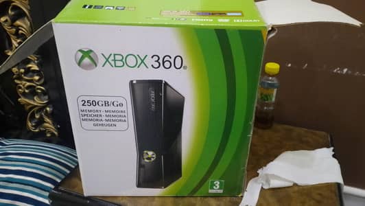 Xbox 360 slim jtag with two wireless controller