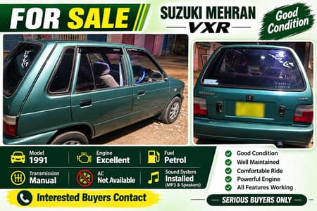 Suzuki Mehran VXR 1991
