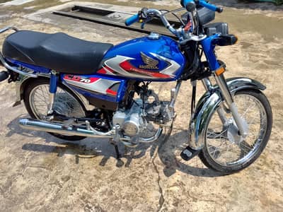 Honda CD 70 Blue 28.03. 26 purchase call sms what's app