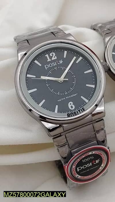 Couple Analog Watches Set White Aluminum 100mm *