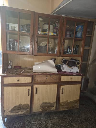 Used Kitchen Cabinet / Crockery Showcase (Urgent Sale)