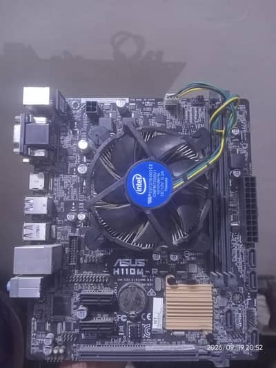 Intel i3-6100 + ASUS H110M-R Combo — Fully Working