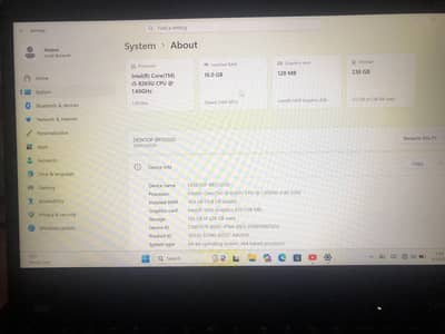 Lenovo Thinkpad T490s 16gb ram 256gb ssd