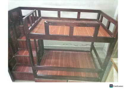 Pitr Shisham wood Bunk bed two story