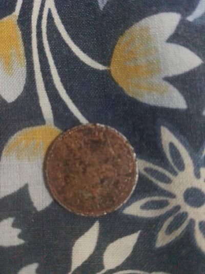 1 rare Elizabeth coin 2pence  1 one Elizabeth old one penny and indian