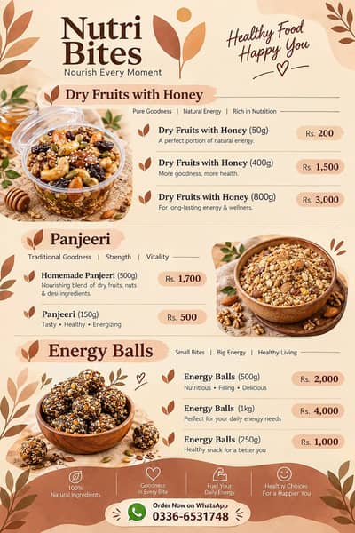 Homemade Dry Fruits with Honey, Panjeer & Protein Balls /Healthy snack