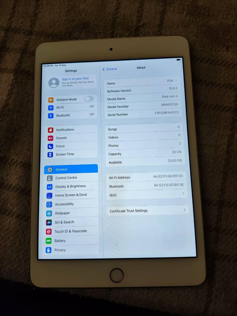 ipad 4 mini 2