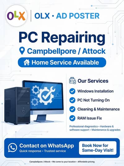 PC Repairing   3.   Installation - Attock Campbellpore