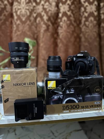NIKON D5300 KIT WITH 50mm Lense