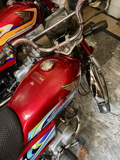 Honda cd 70 2024 red