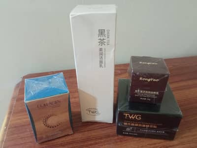 Anti wrinkle cream and mask, and cleanser