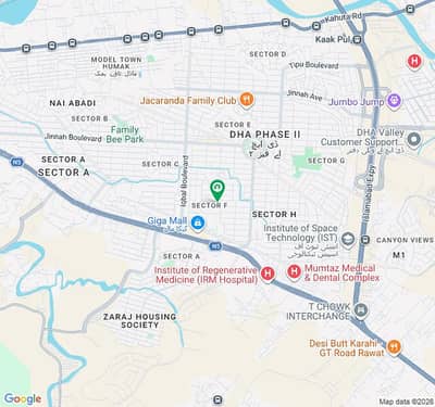 Kanal Plot for sale in DHA Islamabad Phase 2 Sector F