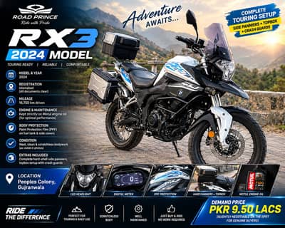 Road Prince RX3 (2024 Model) Pristine Condition - Total Genuine