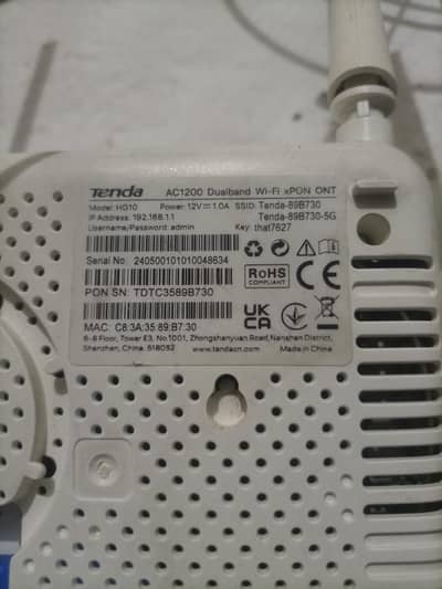 Tenda Dualband Fiber 5g