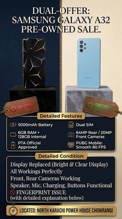 Dual Samsung Mobile's A32